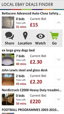 Local Ebay Deals Finder android App screenshot 2